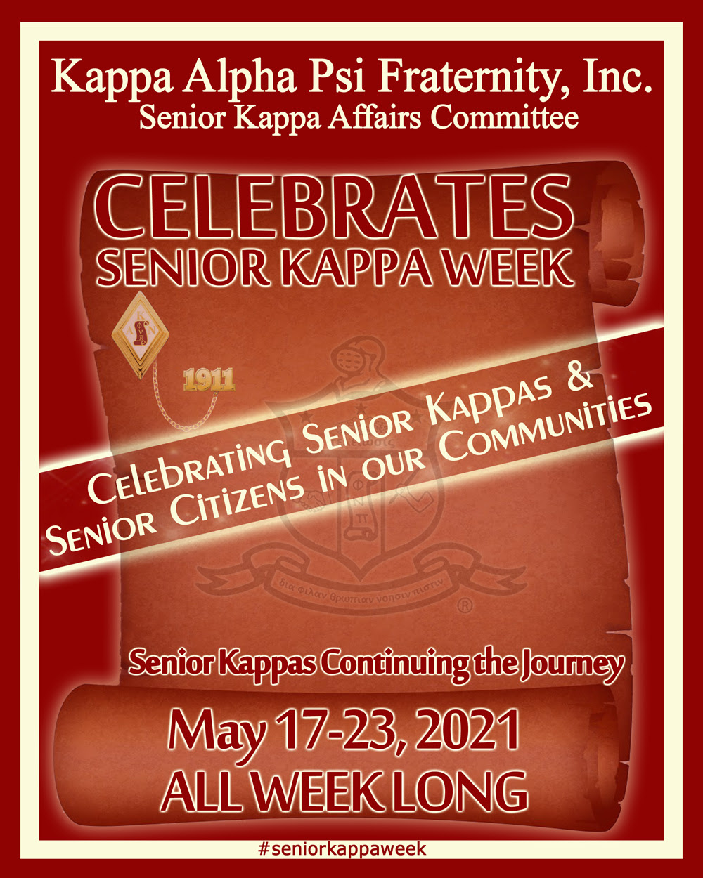 Senior Kappa Week Flyer